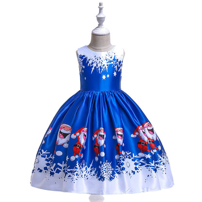 Children's Christmas princess dress