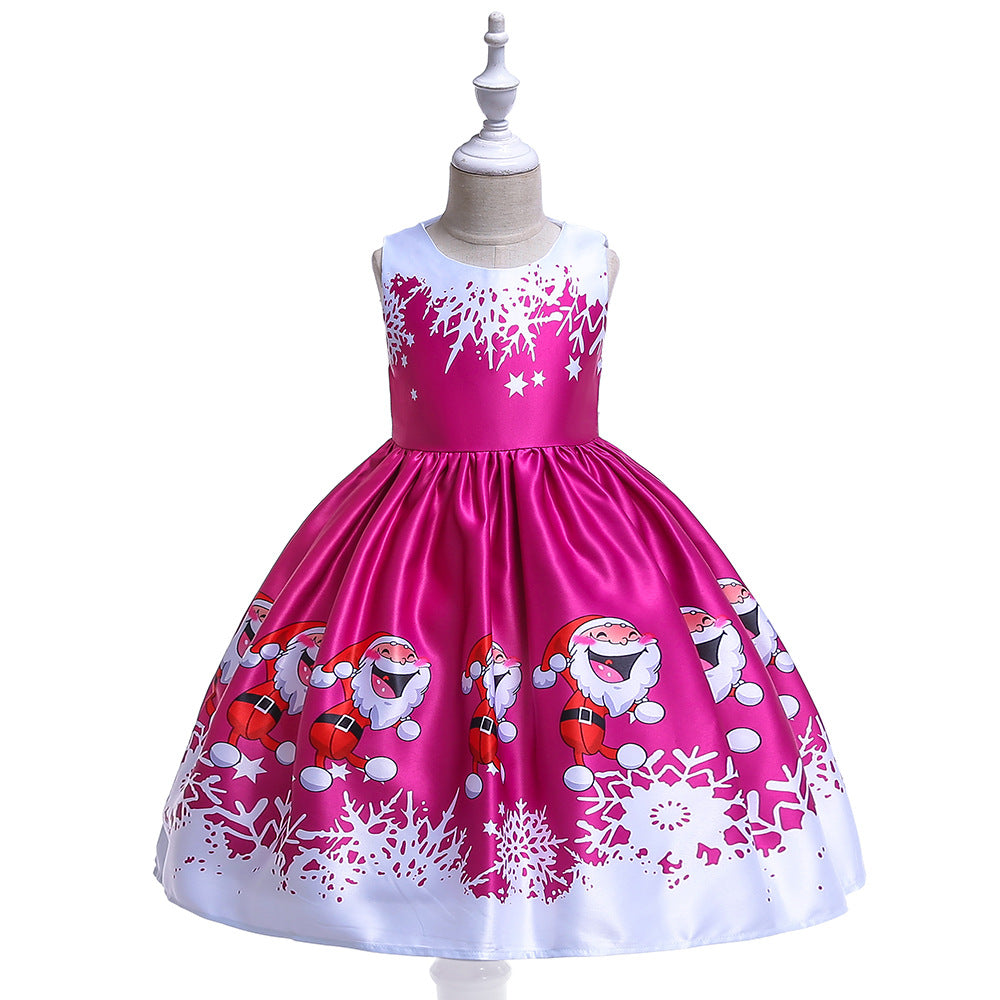 Children's Christmas princess dress