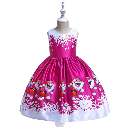 Children's Christmas princess dress