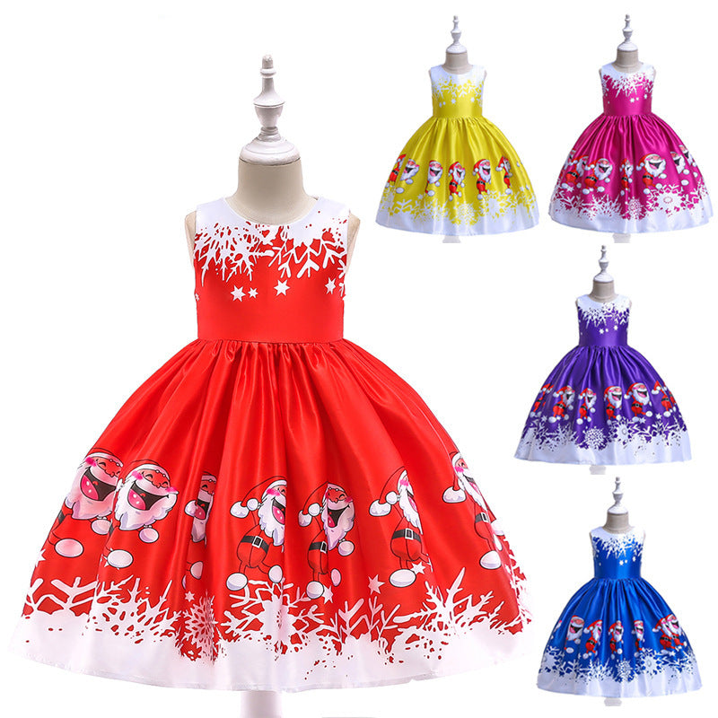 Children's Christmas princess dress