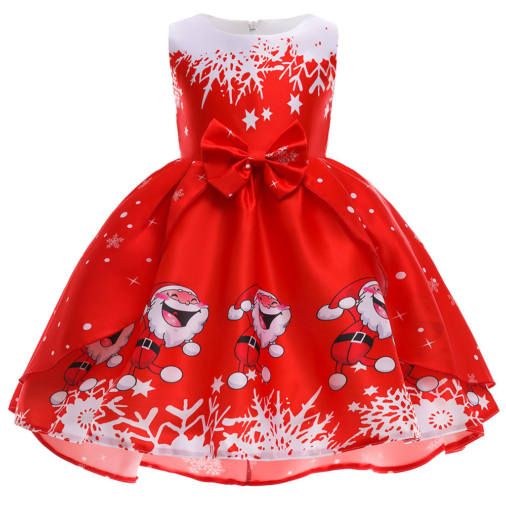 Children's Christmas princess dress