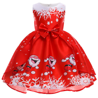 Children's Christmas princess dress