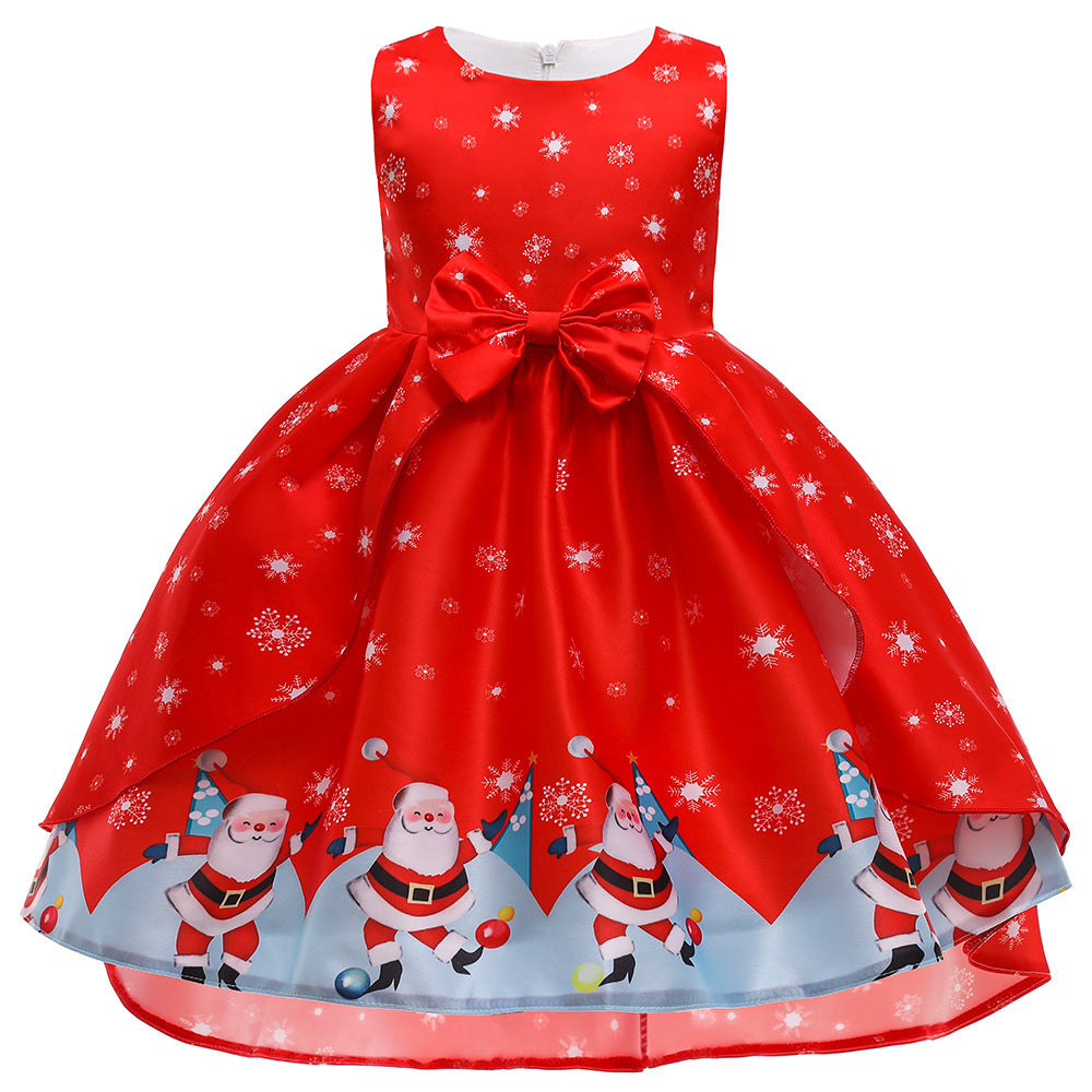 Children's Christmas princess dress