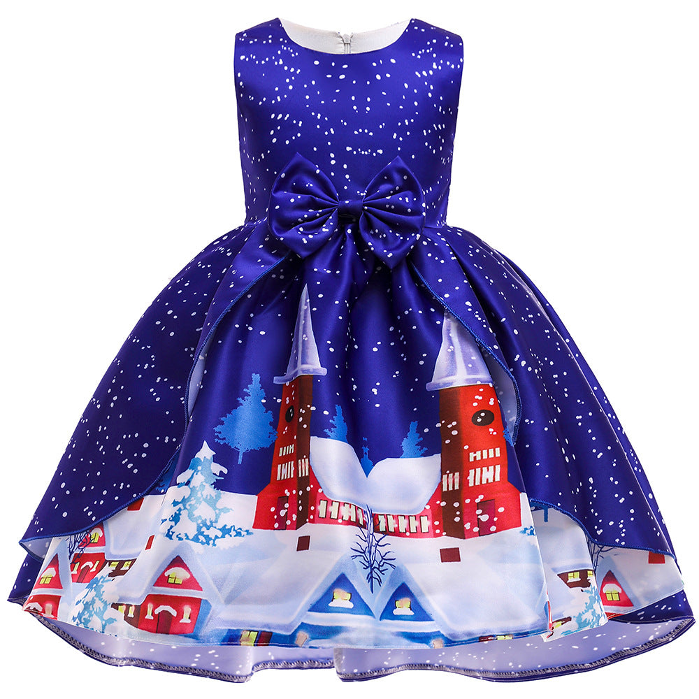 Children's Christmas princess dress