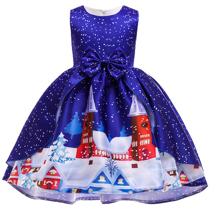 Children's Christmas princess dress