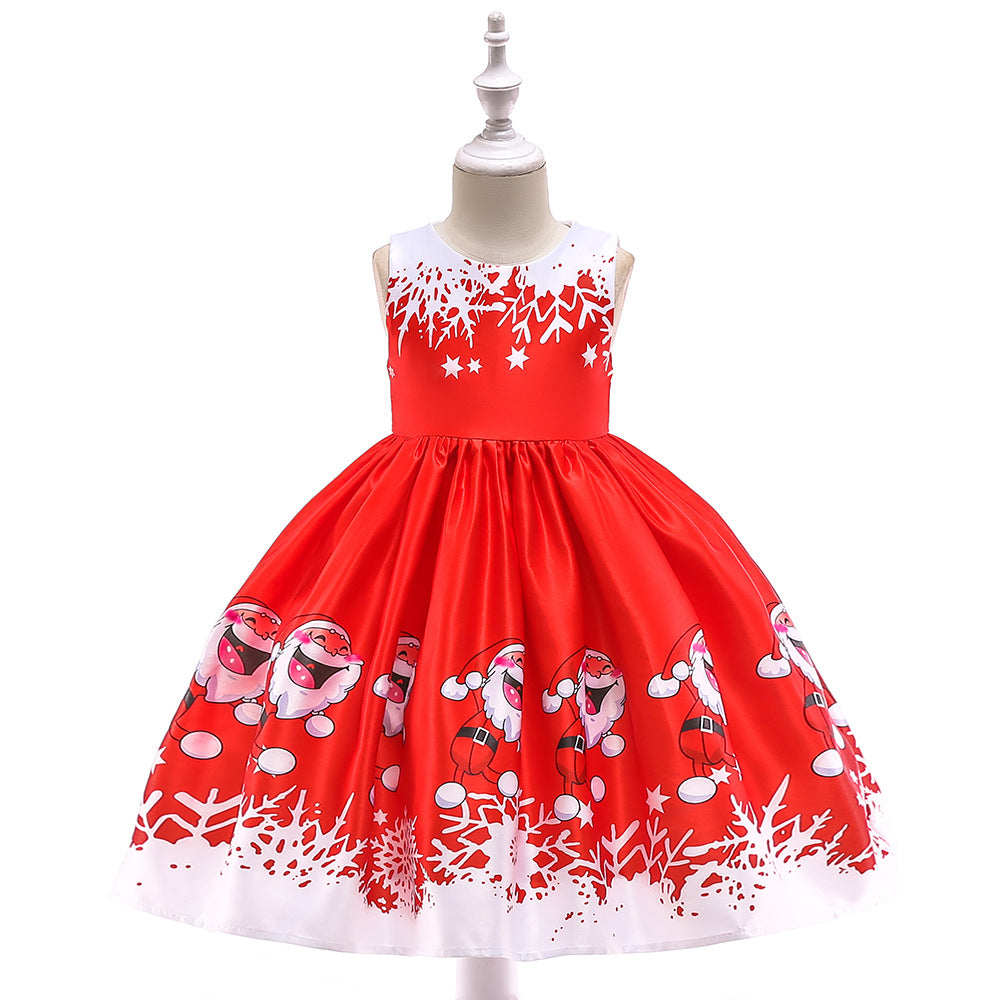 Children's Christmas princess dress