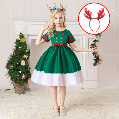 Children's Christmas princess dress