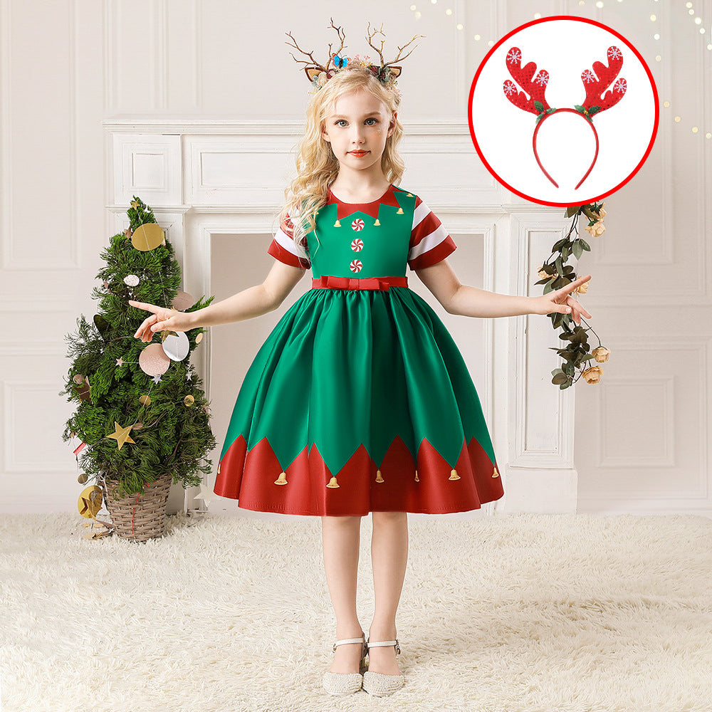 Children's Christmas princess dress