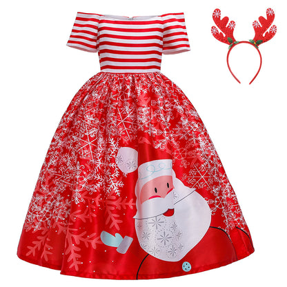 Children's Christmas princess dress