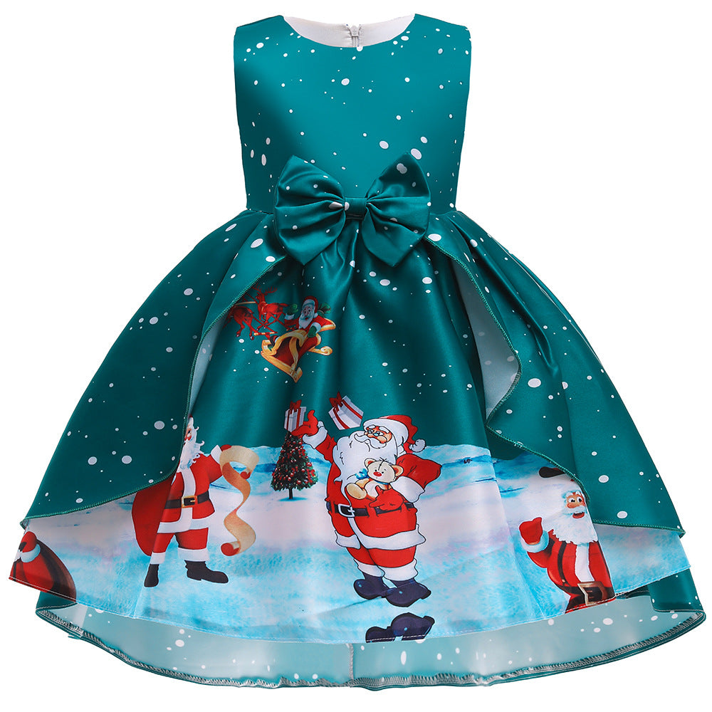 Children's Christmas princess dress